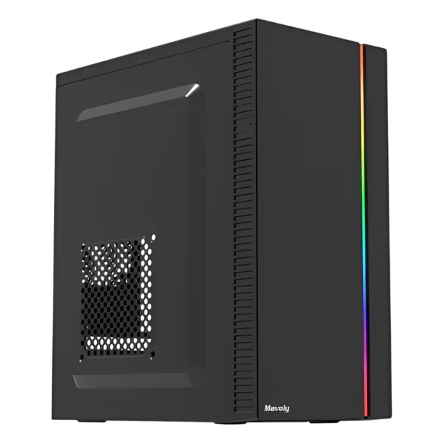 【華碩平台】i5六核{日向Z W}Win11文書電腦主機(i5-12400/H610/16G D4/2TB)