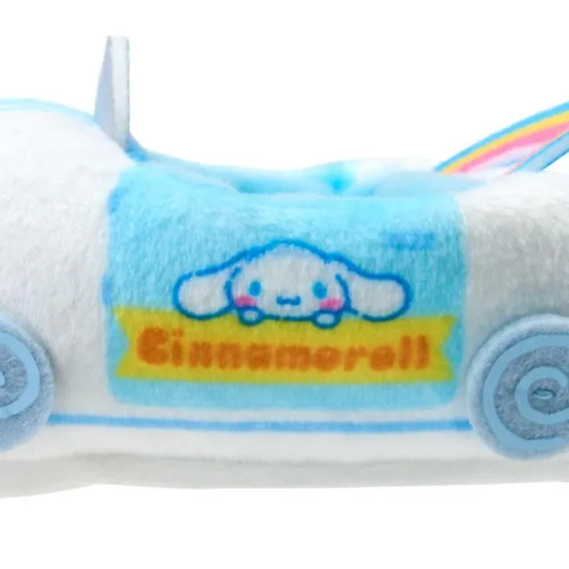 【小禮堂】Sanrio 三麗鷗 大耳狗 迷你絨毛玩偶車 小小賽車手
