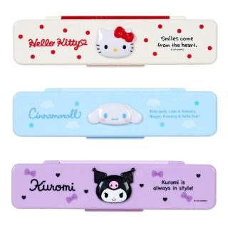 【小禮堂】Sanrio 三麗鷗 盒裝兩件式餐具組 大臉款 Kitty 大耳狗 酷洛米