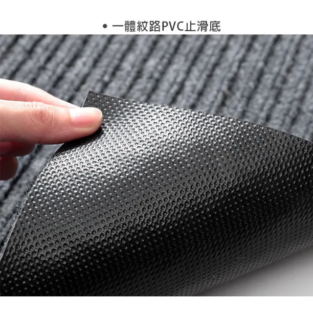 【JOCIYO 聚時柚】超值2入 刮泥吸水耐磨耐髒60x40cm門口玄關地墊 進門刮沙除塵防滑腳踏墊地毯