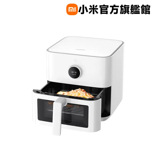 【小米】官方旗艦館 智慧氣炸鍋 5.5L(原廠公司貨/含一年保固/米家APP/線上食譜)