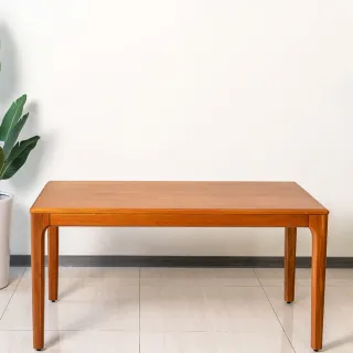 【Mahogany 瑪荷尼家具】免組裝   180X90X75   誠品6尺餐桌MYR-C     全原木桃花心木  餐桌   M1-DT20-6M