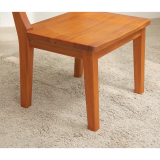 【Mahogany 瑪荷尼家具】免組裝  41X39X50  誠品現代小木椅     全原木桃花心木   椅凳   M1-FS99-1(H：50)