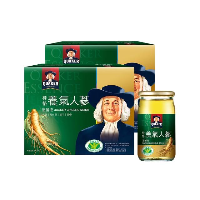 【QUAKER 桂格】養氣人蔘滋補液60mlx30入x2盒(共60入 618爆殺必買)