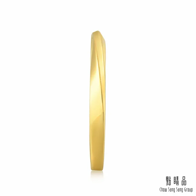 【點睛品】莫比烏斯環 黃金戒指_計價黃金(港圍05號)