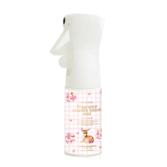 【OHANA MAHAALO】桃氣斑比香噴噴雲朵保濕霧180ml(專櫃公司貨)