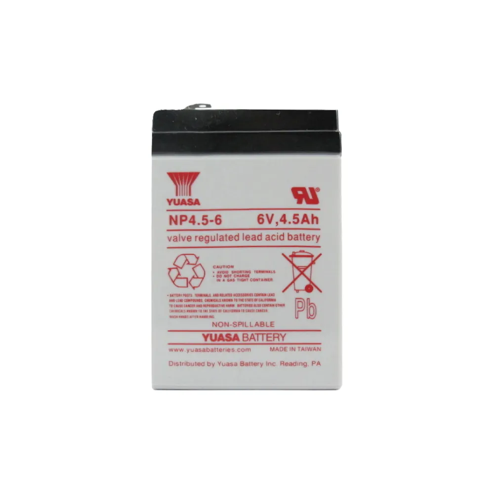 【CSP】湯淺YUASA NP4.5-6 6V 4.5Ah(同等NP4-6加大容量.童車電池.電子秤.電動車.照明燈)
