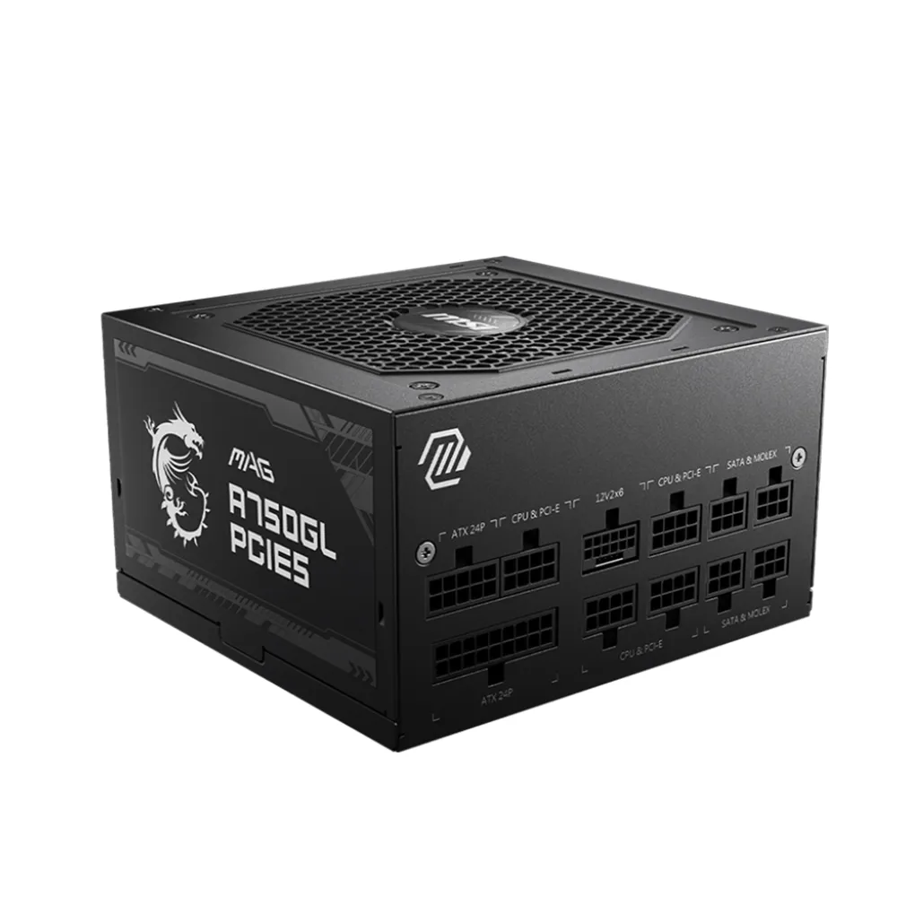 【MSI 微星】MAG A750GL PCIE5 80PLUS 750W 金牌 電源供應器