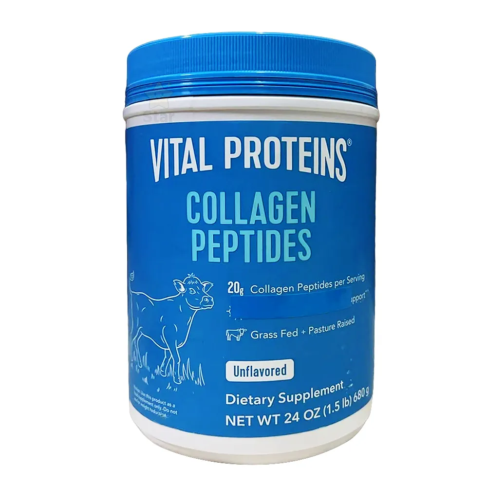 【Star 星】Vital Proteins 膠原蛋白粉 680公克(膠原蛋白勝肽無味 680 克)