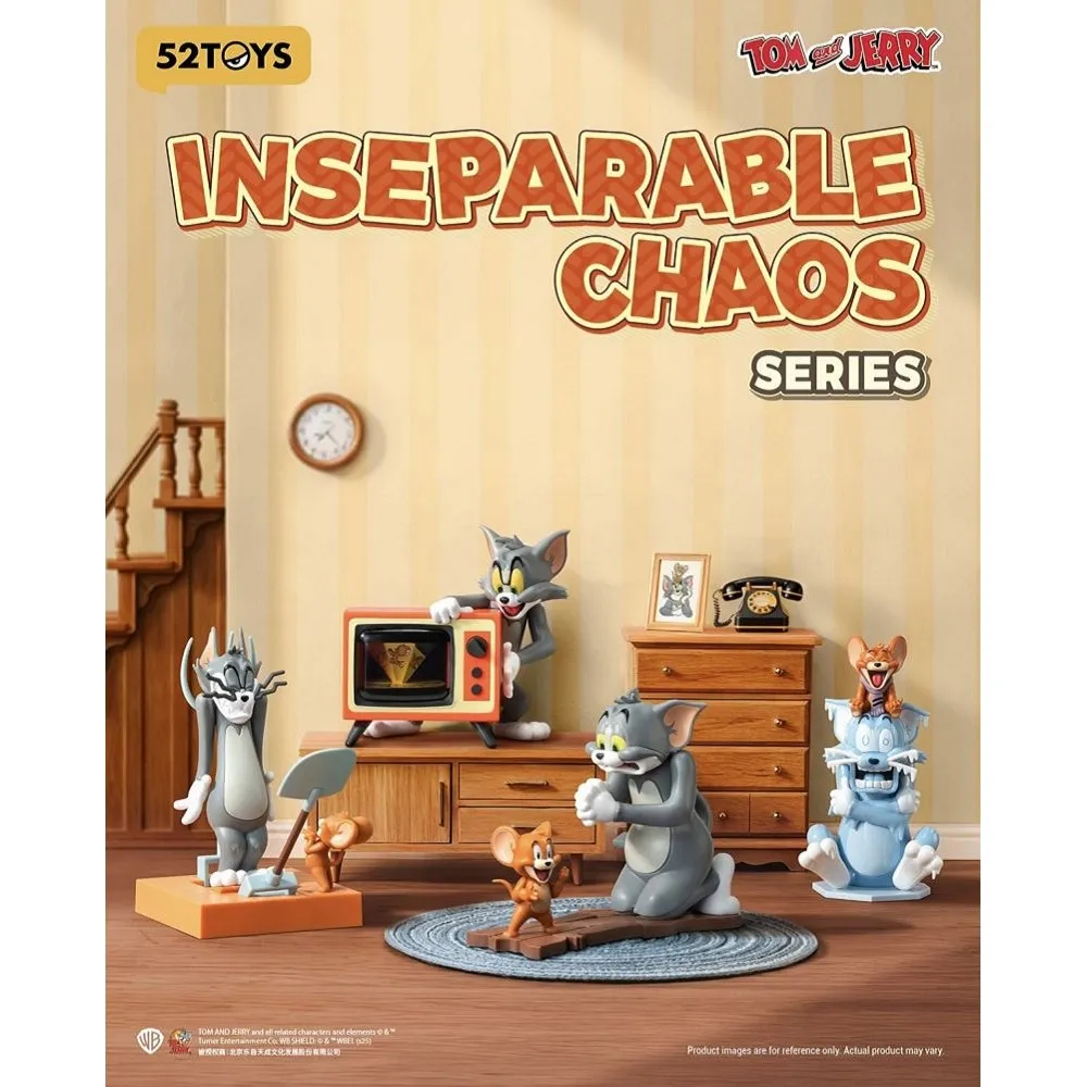 【Beast Kingdom 野獸國】湯姆貓與傑利鼠 難捨難分系列 盲盒單入｜52TOYS