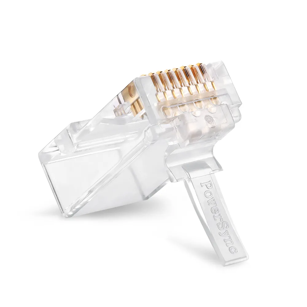 【PowerSync 群加】CAT6 RJ45 8P8C 網路水晶接頭 / 100入(CAT6-G8P8C3100)