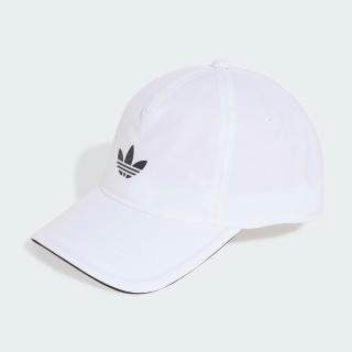 【adidas 愛迪達】帽子 運動帽 棒球帽 遮陽帽 三葉草 BB CAP CLIMA OG 白 LD0421