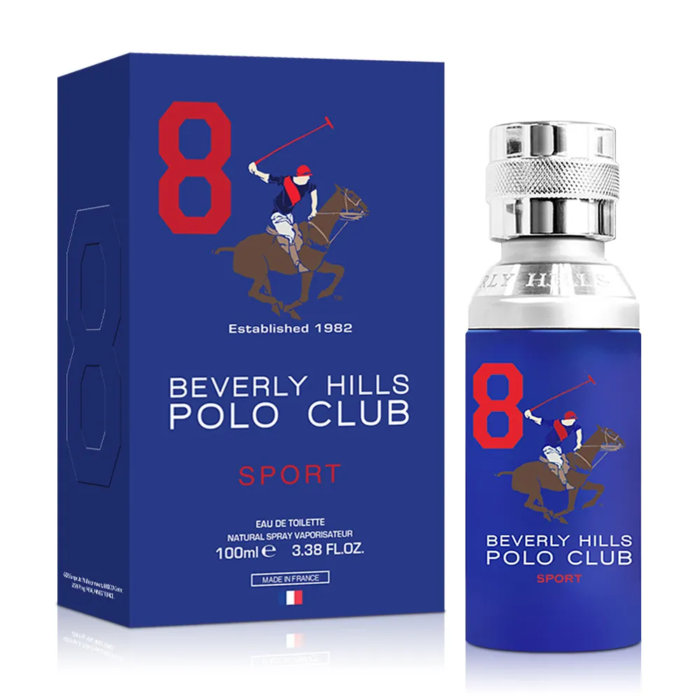 【B.H.POLO】比佛利保羅 藍色馬球騎士精神男性淡香水100ml(專櫃公司貨)