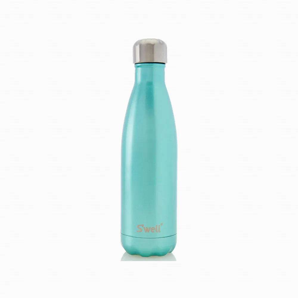 【S’well】Sweet mint-17oz-美國時尚不鏽鋼保冷.保溫杯500ml(GLITTER COLLECTION 保溫瓶)