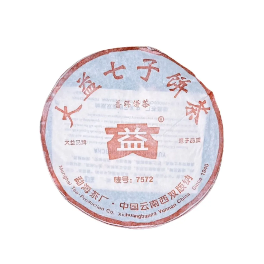 【茶韻】普洱茶2006年孟海/大益茶廠7572-601茶餅 357g/餅  茶葉禮盒(熟茶/附收藏盒x1)