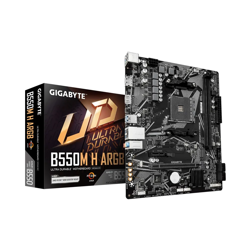【GIGABYTE 技嘉】B550M H ARGB AMD 主機板