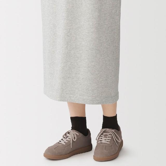 【MUJI 無印良品】拼接休閒鞋(柔白/黑色/深米)