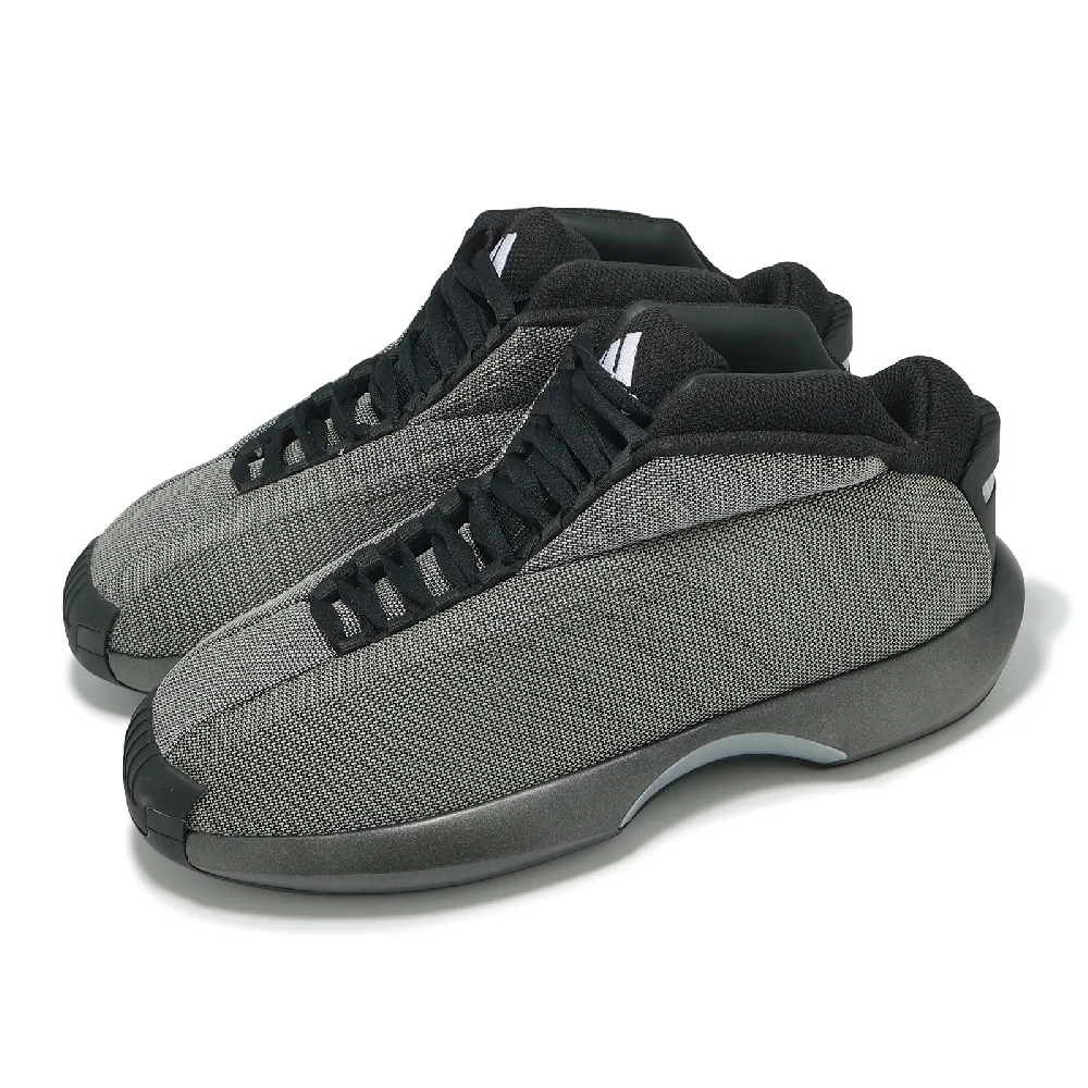 【adidas 愛迪達】籃球鞋 Crazy 1 男鞋 灰 黑 Kobe Bryant 復古 運動鞋 愛迪達(IE6570)