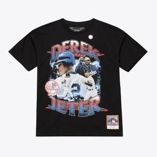 【MITCHELL & NESS】MLB LEGENDARY COLLAGE YANKEES DEREK JETER SS 紐約洋基 黑 短袖上衣 T恤