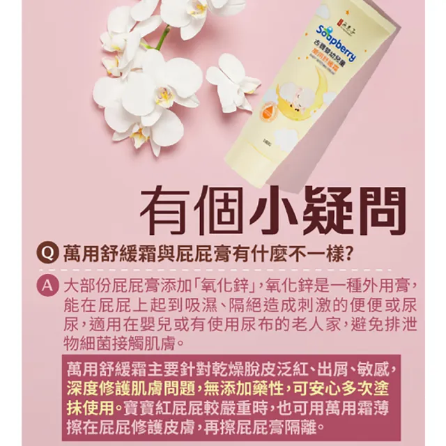 【古寶無患子】劍獅寶寶招福洗沐呵護組(劍獅二合一400gx2和萬用舒緩霜180gx1)