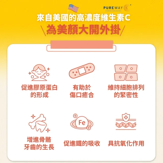 【好好生醫】緩釋維他命C 500毫克含柑橘萃取物『好速C』八入組・30顆/盒（搭配燕窩酸 促膠原蛋白形成）