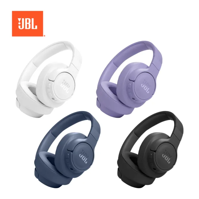 【JBL】Tune 770NC 頭戴式藍牙降噪耳機(音效重現強勁低音)