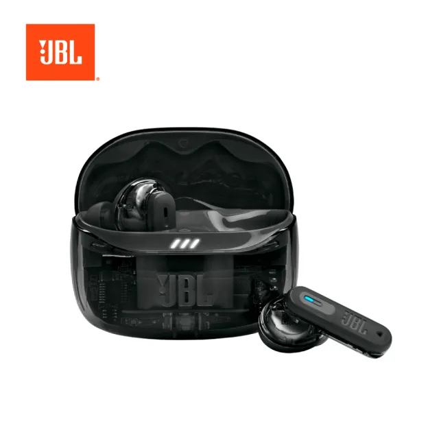 【JBL】Tune Beam 2 Ghost 真無線降噪藍牙耳機(時尚透明款)
