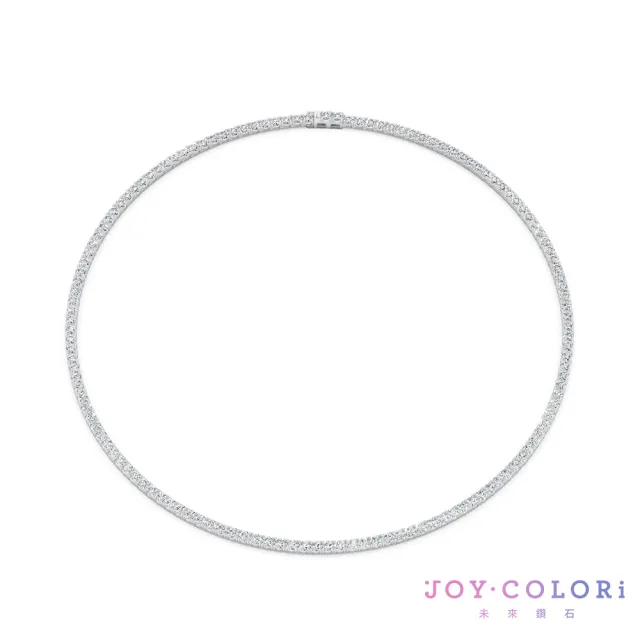 【JOY COLORi 未來鑽石】10K金 總重13克拉 鑽石項鍊 網球項鍊 (培育鑽石 ND0006LG)