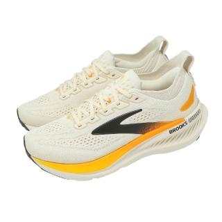 【BROOKS】慢跑鞋 Glycerin GTS 23 男鞋 白橘 甘油系列23代 氮氣中底 1105031D228