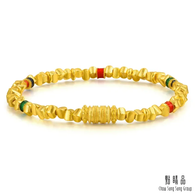 【點睛品】金歲轉運 黃金手鍊_計價黃金(05)