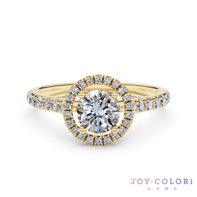 【JOY COLORi 未來鑽石】IGI 0.50克拉 DVS1 18K金 求婚鑽戒(培育鑽石 赫耳墨斯之翼 RS2141LG)