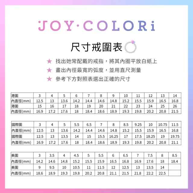 【JOY COLORi 未來鑽石】18K金 鑽石線戒(培育鑽石 恆星之約 RW0756LG)