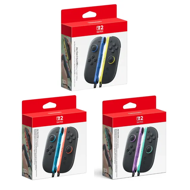 【Nintendo 任天堂】Switch 2 主機+《Joy-con 2》+《NS2便攜包》+《9H鋼化貼》