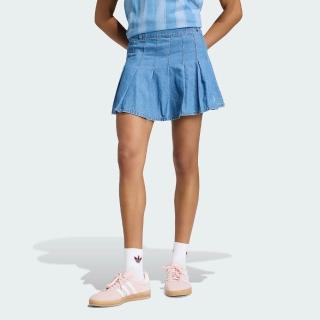 【adidas 愛迪達】丹寧百褶裙 女 - Originals KD5523