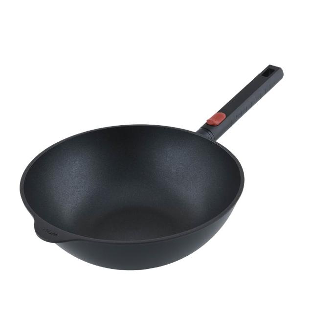 【Woll】Eco Diamond Logic QXR 中式炒鍋 28cm (電磁爐 IH爐可用)(平輸品)