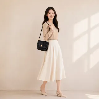 【EMMA SUE】雙11 牛皮包包 高級感 單肩包 包包 皺紋包 復古托特包 肩背真皮包 真皮包包