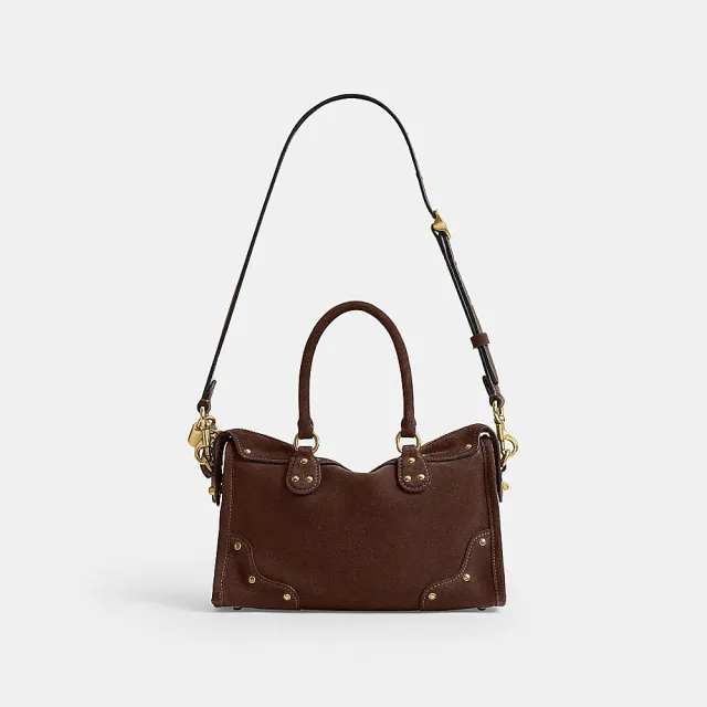 【COACH】蔻馳官方直營 RHYDER SATCHEL 24號手袋 斜背包 手提包-多色任選(CFN69/CFN70)
