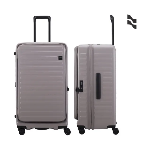 【LOJEL】618獨家 CUBO FIT 29.5吋 前開式擴充拉鍊拉桿箱(行李箱 旅行箱 胖胖箱)
