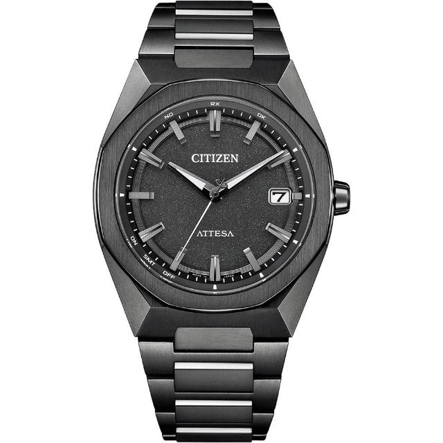 【CITIZEN 星辰】ATTESA 限量 光動能 鈦金屬 電波對時 萬年曆 男錶 CB3045-61E