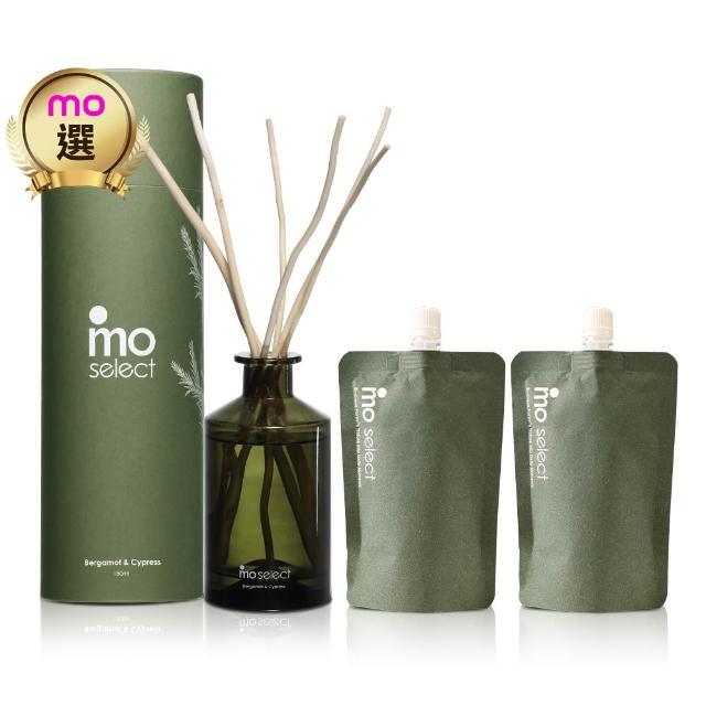 【mo select】植萃精油天然柳枝擴香禮盒+大補充包500ml(mo選/香氛/精油擴香/禮物)