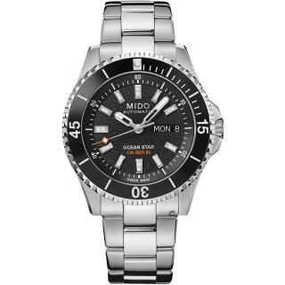 【MIDO 美度】Ocean Star 200 海洋之星 潛水機械腕錶-41mm黑 M0269301105100