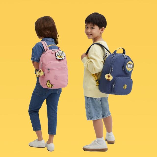 【KIPLING】聯名限定★MINIONS小小兵 首爾包/手提/側背/後背包組(多款任選)
