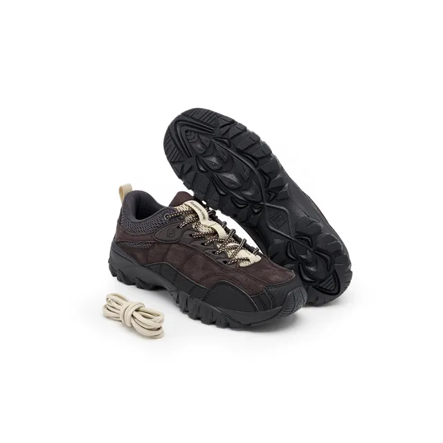 【FILA】#韓韶禧代言款 男鞋 女鞋 HAREPIN 1998 中性運動鞋-棕 (4-C611A-217_263)