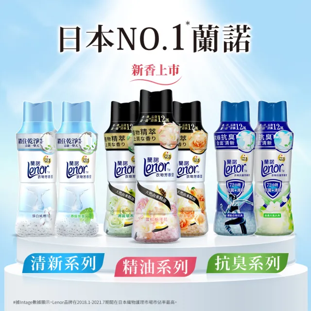 【Lenor 蘭諾】衣物芳香豆/抗菌芳香豆/香香豆 1+1超值組 (任選)