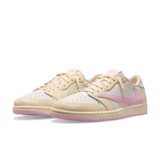 【NIKE 耐吉】Travis Scott x Nike Air Jordan 1 Low OG SP 淺粉倒勾 女段 聯名爆款 IQ7604-100