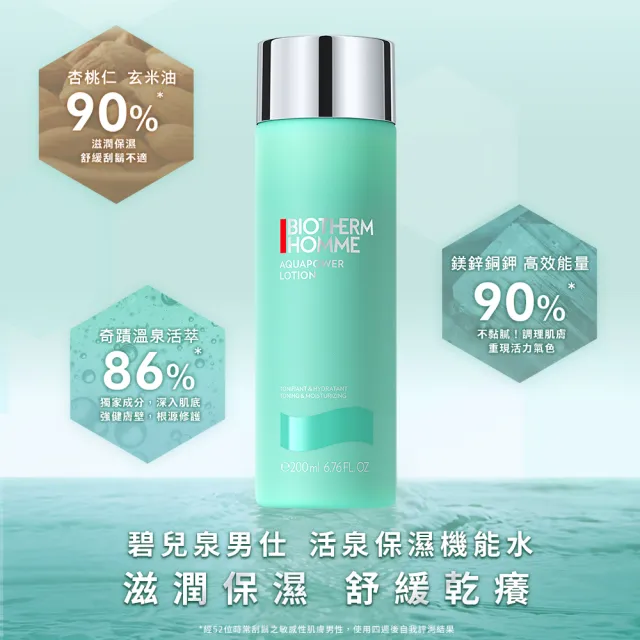 【Biotherm 碧兒泉】官方直營 男仕 活泉保濕機能水 200ml(BIOTHERM化妝水/618限定)