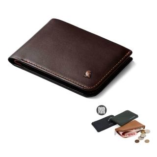 【Bellroy】Hide & Seek Lo 系列真皮橫式零錢短夾(深咖啡)
