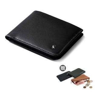 【Bellroy】Hide & Seek Hi 系列真皮橫式零錢短夾(沉穩黑)