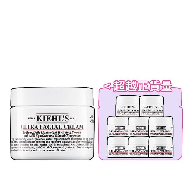 【Kiehl’s 契爾氏】官方直營 冰河醣蛋白舒敏修護保濕霜 50ml組(Kiehl’s/新配方升級)