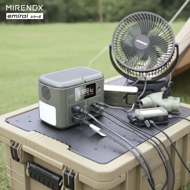 【emirai】NEX430儲能小瓦力PRO！手掌大儲能電站再進化！(戶外防災露營小電站/安全耐用磷酸鐵鋰)
